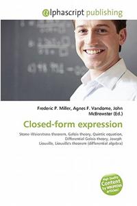 Closed-Form Expression
