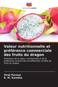 Valeur nutritionnelle et préférence commerciale des fruits du dragon