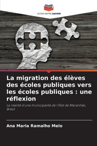 La migration des élèves des écoles publiques vers les écoles publiques