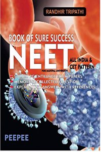 BOOK OF SURE SUCCESS NEET ALL INDIA & CET PATTERN for manipal university