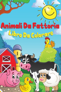 Animali della fattoria Libri da colorare