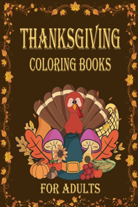 Thanksgiving Coloring Books for Adults