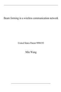 Beam forming in a wireless communication network