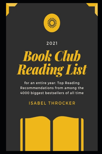2021 Book Club Reading List for an entire year