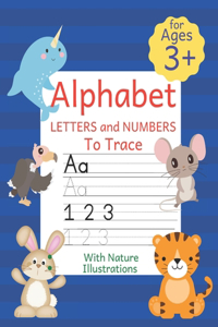Alphabet Letters and Numbers To Trace