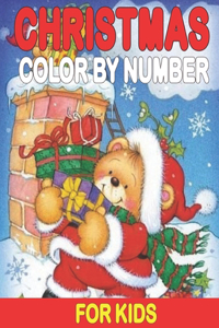 Christmas Color By Number For Kids