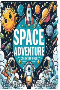 Space Adventure Kids Coloring Book