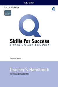 Q3e Listening and Speaking 4 Teachers Guide Pack