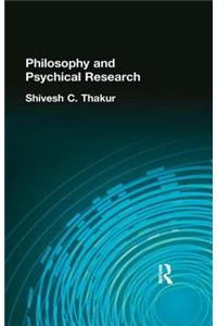 Philosophy and Psychical Research