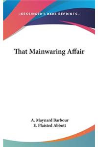 That Mainwaring Affair