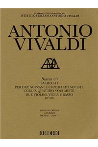 Beatus Vir. Salmo 111, Rv 598