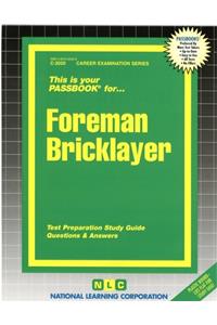 Foreman Bricklayer