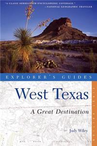Explorer's Guides West Texas