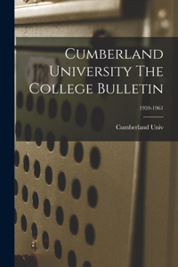 Cumberland University The College Bulletin; 1959-1961