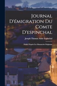 Journal D'émigration Du Comte D'espinchal