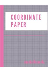 Coordinate Paper Notebook