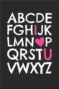 Valentine's Day Notebook - Alphabet I Love You Gift Valentine's Day 2019 - Valentine's Day Journal