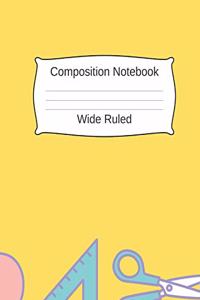 Composition Notebook Wide Ruled