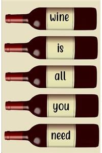 All You Need Is Wine Journal