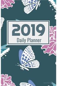 2019 Daily Planner Butterfly Design