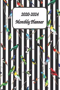 2020-2024 Monthly Planner 8x10