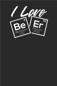 I love 4 Be BeryIlium 9.012 68 Er Erbium 167.25