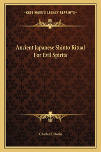 Ancient Japanese Shinto Ritual For Evil Spirits