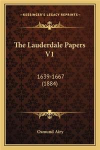 Lauderdale Papers V1