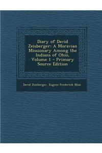 Diary of David Zeisberger