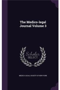 Medico-legal Journal Volume 3