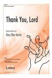 Thank You, Lord