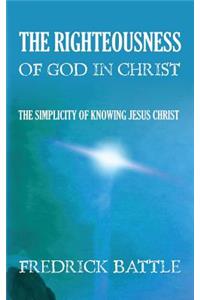 Righteousness of God in Christ