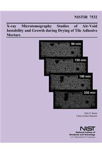 X-ray Microtomography Studies of Air-Void Instability and Growth during Drying of Tile Adhesive Mortars
