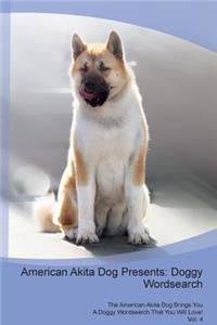 American Akita Dog Presents
