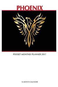Phoenix Pocket Monthly Planner 2017