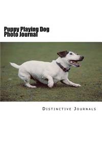 Puppy Playing Dog Photo Journal