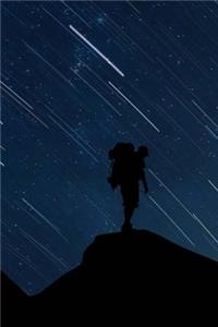 A Hiker and a Starry Night Adventure Journal