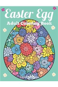 Easter Egg Adult Coloring Book