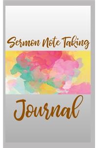 Sermon Note Taking Journal
