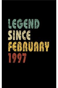 Legend Since February 1997