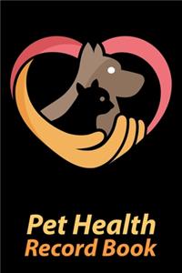 Pet Health Record Book: Veterinarian, Vaccination, and Health Care Log Book, Dog Cat Heart