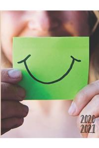 Daily Planner 2020-2021 Happiness 15 Months Gratitude Hourly Appointment Calendar