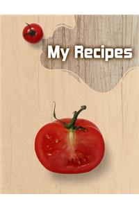 My Recipes. Blank Recipe Book to Write in, Document all Your Special Recipes and Notes for Your Favorite. Create Your Own Collected Recipes. Collect the Recipes You Love in Your Own Recipe Book.