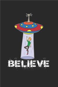 Alien Ufo Notizbuch