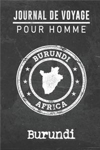 Journal de Voyage pour homme Burundi