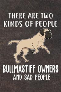 There Are Two Kinds Of People Bullmastiff Owners And Sad People Gratitude Journal