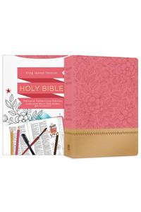 Personal Reflections KJV Bible [Rosegold Bloom]