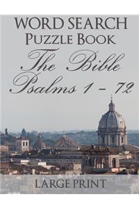 Word Search Puzzle Book The Bible Psalms 1-72