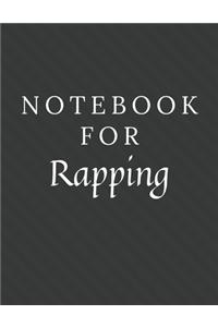 Notebook For Rapping