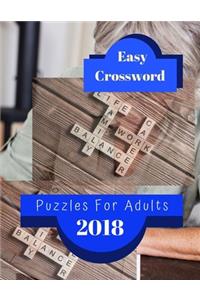 Easy Crossword Puzzles For Adults 2018